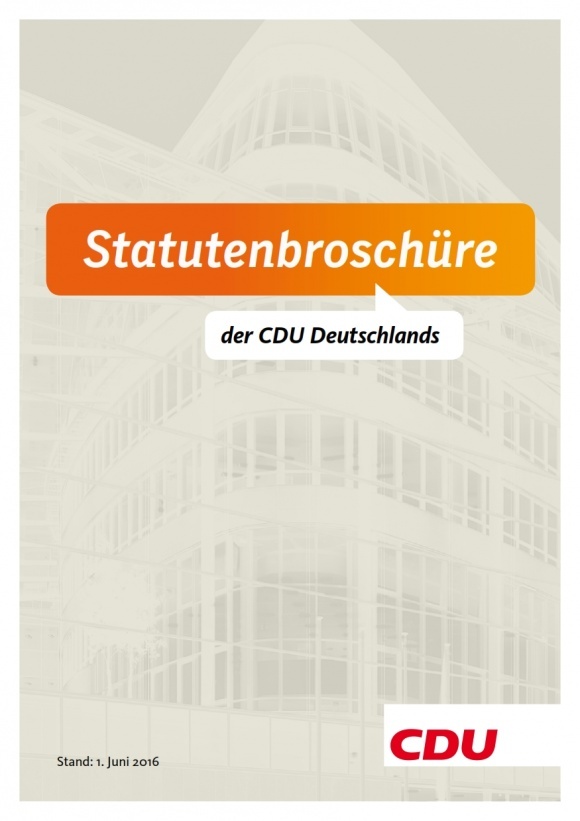 Die Statuten der CDU Deutschlands