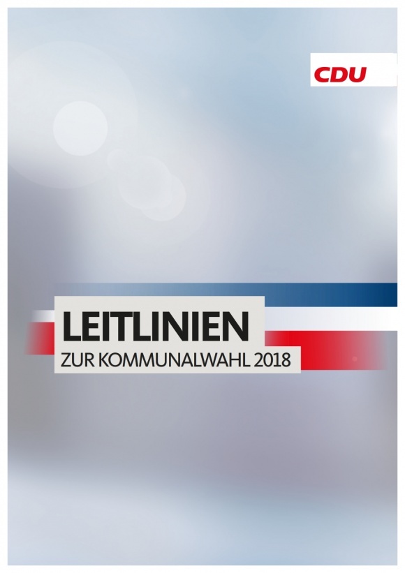 Die Leitlinien der CDU Schleswig-Holstein zur Kommunalwahl 2018